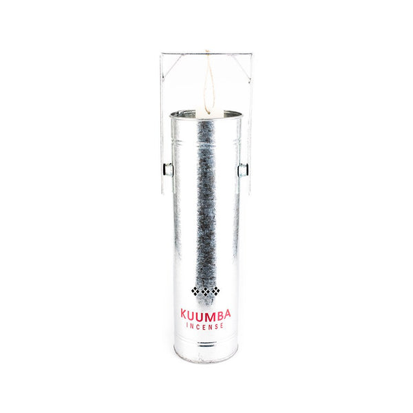 Kuumba - Jumbo Metal Can Incense Burner (Silver)