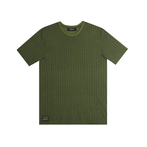 amongst few x SBTG - All Over T-Shirt (Olive)