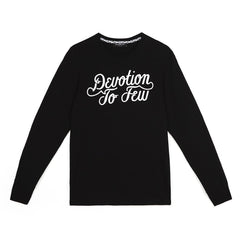 amongst few - Devotion To Few Long Sleeve T-Shirt (Black)