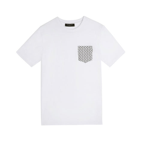amongst few - Ghotra Pocket T-Shirt 2 (White)
