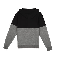 amongst few - Colour Block Hoodie (Charcoal/Black)