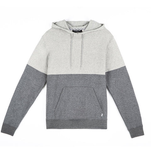 amongst few - Colour Block Hoodie (Heather/Charcoal)