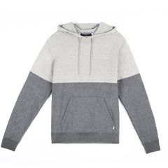 amongst few - Colour Block Hoodie (Heather/Charcoal)
