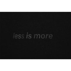 amongst few - Less Is More Hoodie (Black)