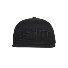 amongst few - Exempt Snapback (Black on Black)