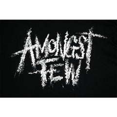 amongst few - Exaggerated Logo T-Shirt (Black)