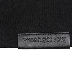 amongst few - Exaggerated Logo T-Shirt (Black)