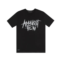 amongst few - Exaggerated Logo T-Shirt (Black)