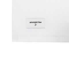 amongst few - Exaggerated Logo T-Shirt (White)