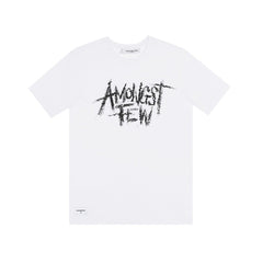amongst few - Exaggerated Logo T-Shirt (White)