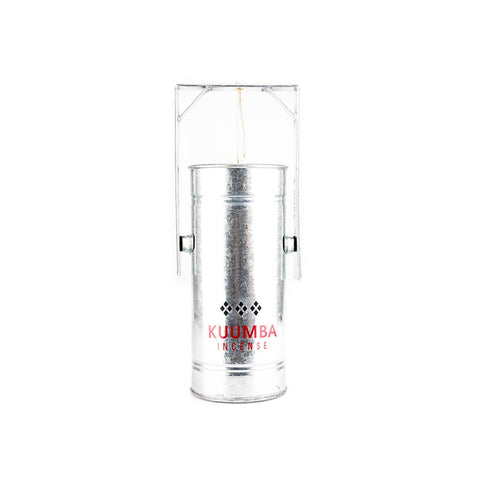Kuumba - Regular Metal Can Incense Burner (Silver)