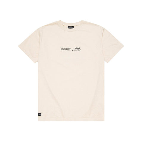 amongst few x The Hundreds - Transliteration Adam T-Shirt (Ivory)