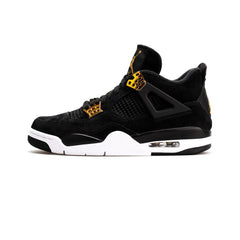 Air Jordan 4 Retro 'Royalty' (Black/Metallic Gold-White)