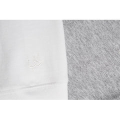 amongst few - Colour Block Hoodie (Heather/White)