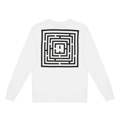 amongst few - Maze Sweater (White)