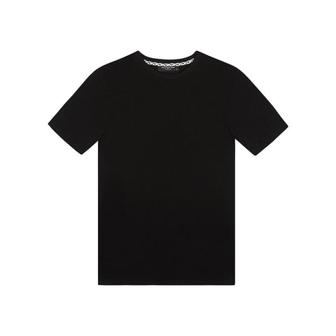 amongst few - Pique T-Shirt (Black)