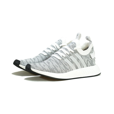 adidas Originals - NMD R2 Primeknit (White/White/Core Black)