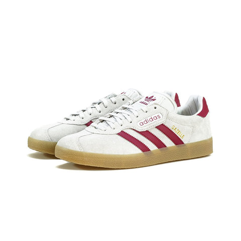 adidas Originals - Gazelle Super (Grey One /Mystery Ruby /Gold Metallic)