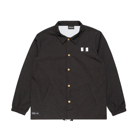 amongst few x The Hundreds - Transliteration Coach Jacket (Black)