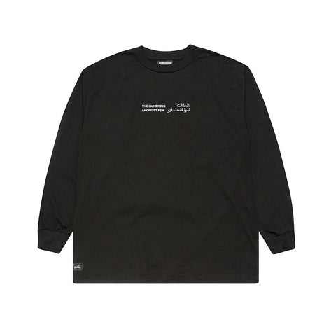 amongst few x The Hundreds - Transliteration Adam Longsleeve (Black)